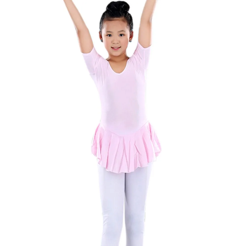 Малыш От 2 до 14 лет юбка-пачка трико мягкие платья для маленьких девочек гимнастика, танцы платье