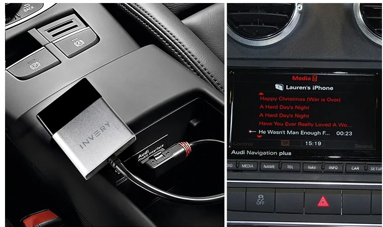 Беспроводной Bluetooth потокового воспроизведения аудио адаптер для ди-коробка V.W RNS510/Mercedes MMI/Audi АМИ