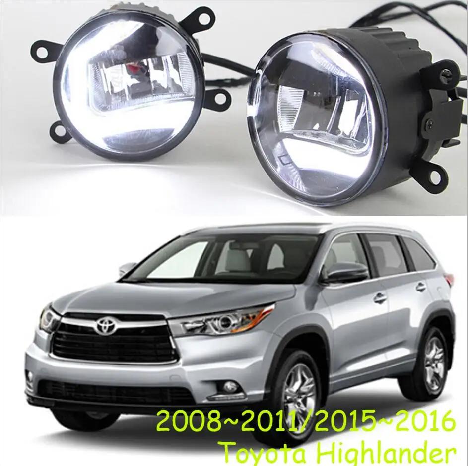 

car bumper lamp headlight 08~11/15~16 Highlander Daytime light Swith ON OFF LED DRL car accessories daylamp Wish camry fog lamp