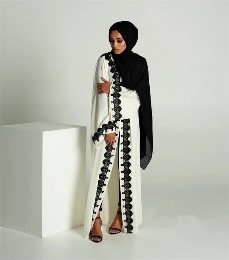 cardigan abaya | black lace abaya | simple abaya designs