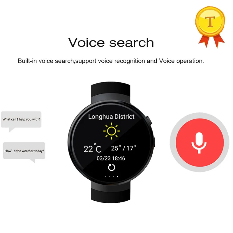 

2018 Newest Smart Watch Android 7.0 LTE 4G Bluetooth Smartwatch Heart Rate 1GB + 16GB Memory with Camera GPS WIFI Pedometer