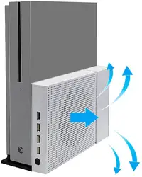 Вертикальный стенд вентилятор охлаждения Cooler и 4 Порты USB хаб для Xbox One S/SLIM-Премиум аксессуары
