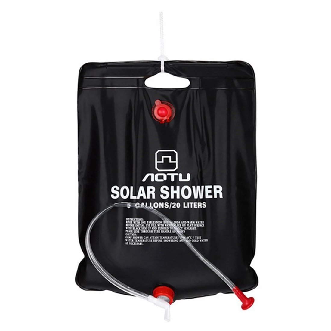20L Solar Energy Camping Shower Hot Water Bag 45 Celsius for Camping Hikingin Water Bags from