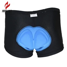 ARSUXEO унисекс Велоспорт велосипед Горный шорты для езды на велосипеде с 3D силиконовый гель нижнее белье с подкладками Шорты под Шорты одежда