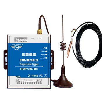 

S266 Weather Stations Remote Control And Data Logging Temperature Monitoring Alarm For Server Room Transformer Stations 8 Inputs