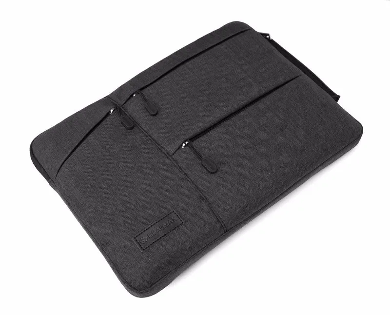 New Gearmax Laptop Sleeve Nylon Notebook Case Fashion Laptop Bag Men Black Gray Notebook Case 11 12 13 14 15.4 for laptops (13)