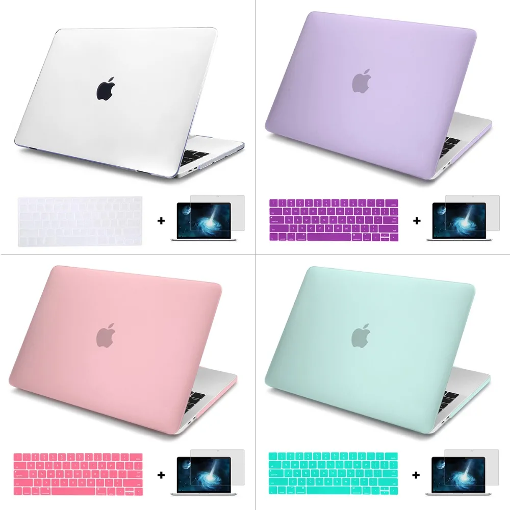 For Macbook New Air 13 2018 A1932 Case keyboard Cover New Matte Crystal