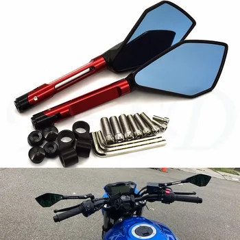 

Universal 8mm 10mm Aluminum CNC Motorcycle Accessories Rearview Mirror motorbike motor bicycle mirror For Honda CBR500R CB500F/X