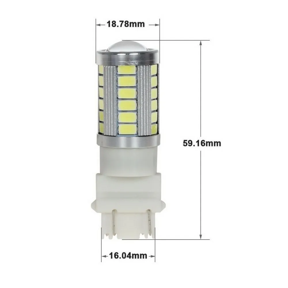 20 шт Чистый Белый 3157 3156 3057 высокое Мощность 5730 33SMD светодиодный лампы для Тормозная Хвост Резервное копирование Фары заднего хода