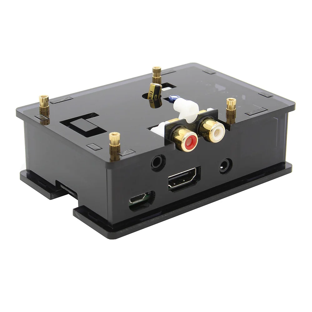 Raspberry pi Аудио Звуковая карта акриловый чехол HIFI DAC Плата расширения коробка