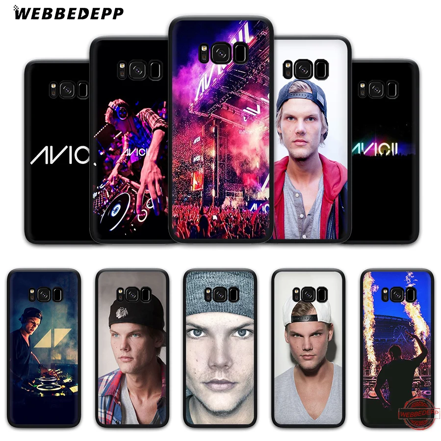 WEBBEDEPP Avicii Dj Tim Bergling Soft Case for Samsung A6 A7 A8 A9 J6 2018 S6 S7 S8 S9 S10E S20 Ultra Note 8 9 10 Lite Plus | Мобильные