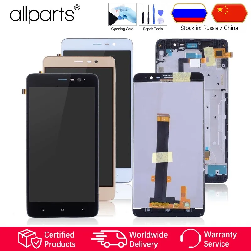 150mm Orginal Display For Xiaomi Redmi Note 3 LCD Display Touch Screen Digitizer For Xiaomi Redmi Note 3 Display Screen