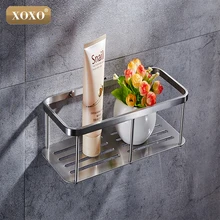 XOXO 304 аксессуары для ванной комнаты из нержавеющей стали, стеллажи для ванной комнаты, туалетный отсек для хранения, полки, монолайер, рисунок 4141