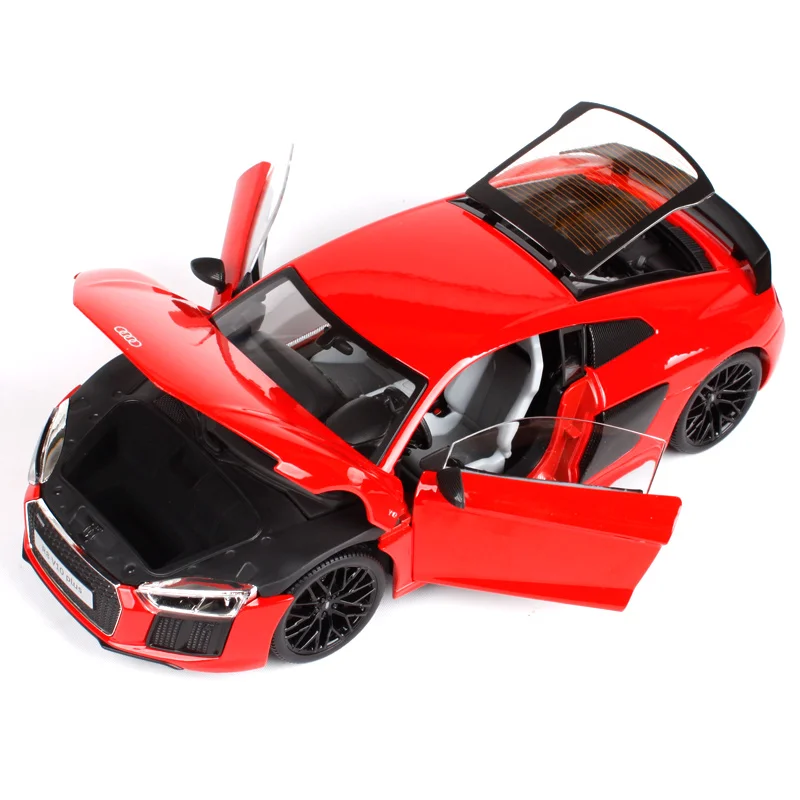 Спортивный автомобиль Maisto 1:18 Audi R8 V10 PLUS модель литая под давлением игрушечная