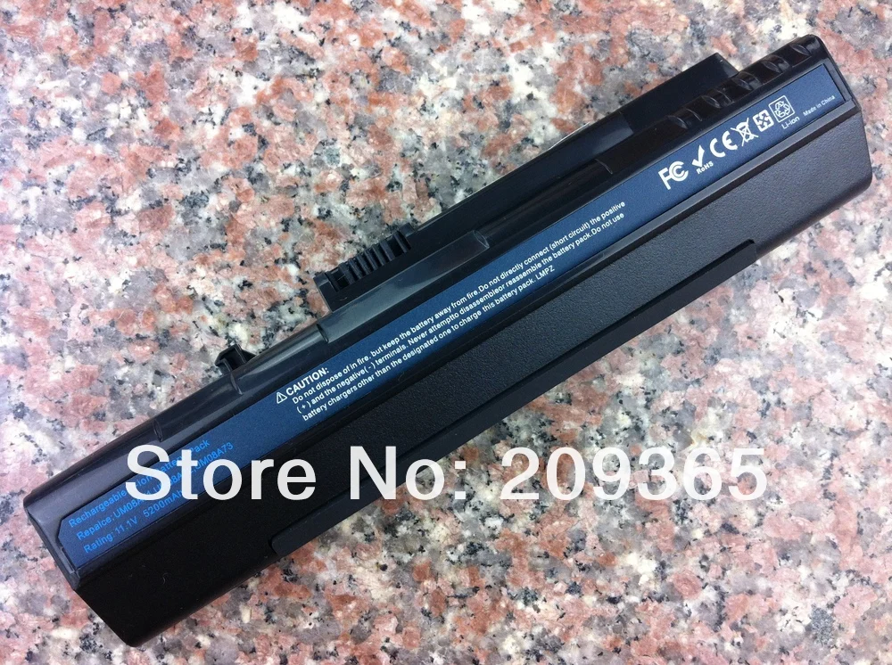 Аккумулятор для ACER UM08B41 ASPIRE ONE D250 1604 1544|battery for acer|battery aceracer battery |