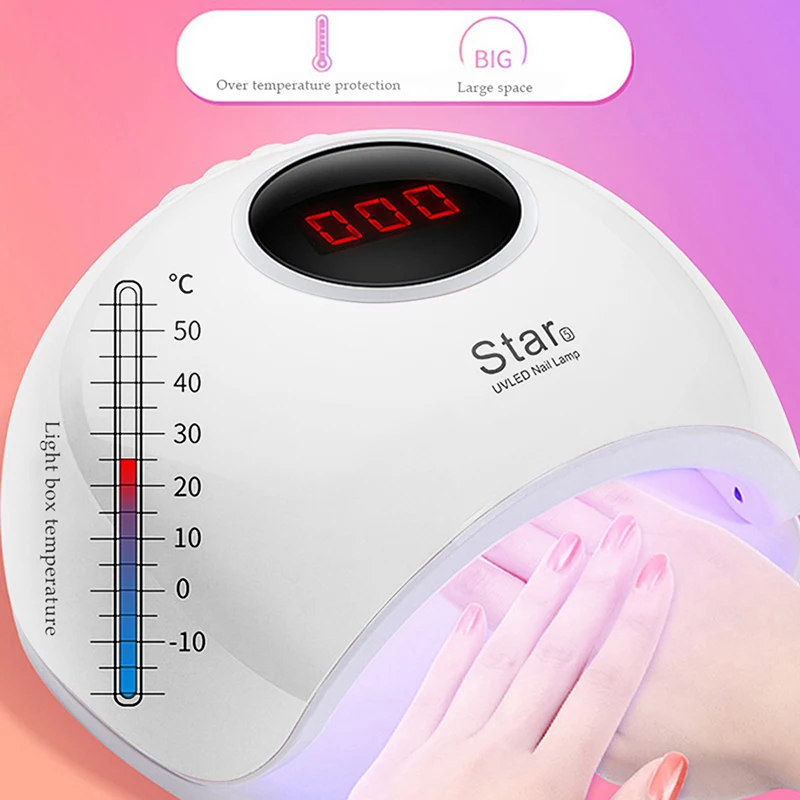 

72W UV LED Lamp Nail Dryer for All Gels Nail Polish Manicure Tool Sun LED Light Nails Art Phototherapy Machine Led Lamp Nail