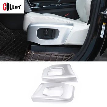 

2PCS Chrome Car Seat Side Cover Frame Trim Interior Accessories For Land Rover Discovery 5 2017