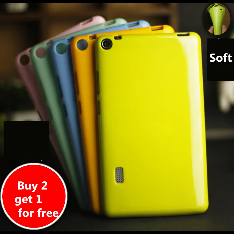 

For Huawei MediaPad T3 7.0 Soft Back Case Slim TPU Silicone Rubber Case Cover For Huawei MediaPad T3 7.0 BG2-W09 Tablet case
