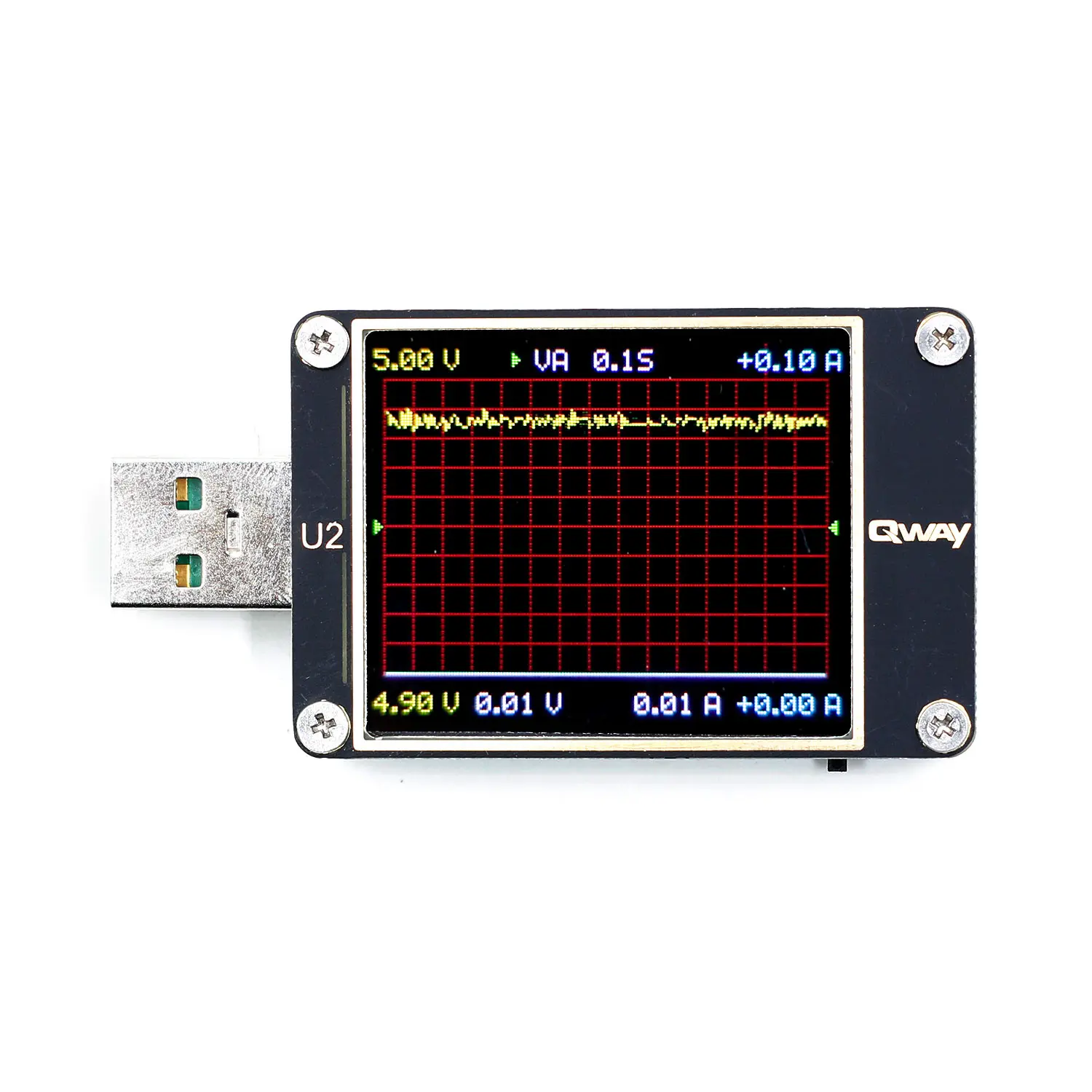 WEB-U2 Current And Voltage Meter USB Tester QC4+