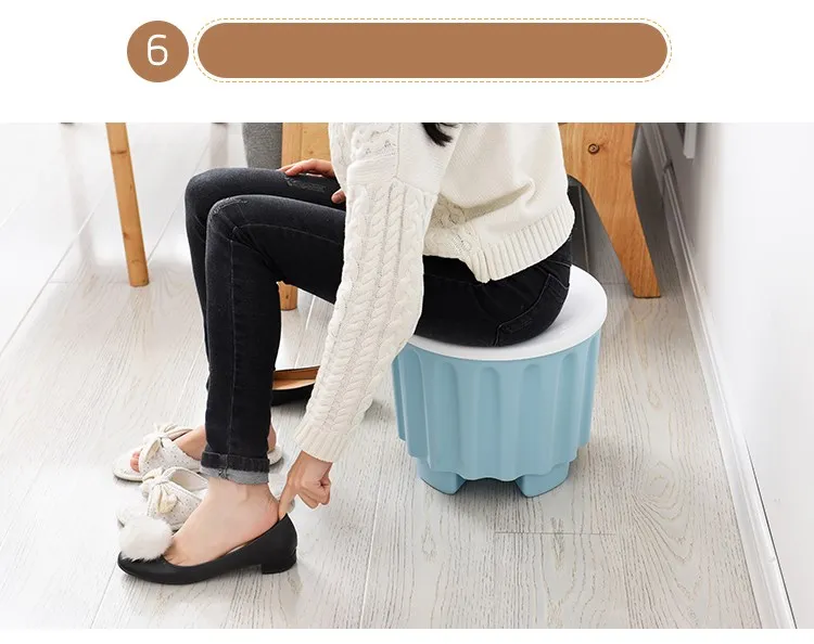 Пластиковые стулья для надевания обуви стул для хранения сильные экономические раскладная скамейка для кухни коробка для хранения