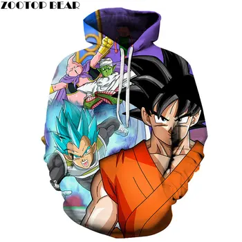 

Dragon Ball Bick Appears Hoody Mens Pullover Sweatshirt Pullover Casual Hoodie Streatwear Coat Autumn 2019 New ZOOTOP BEAR