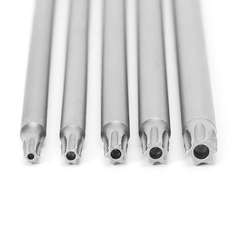 5Pcs/lots 150mm T10-T30 Torx Electric Long Magnetic Screwdriver Drill Bits Kit Set