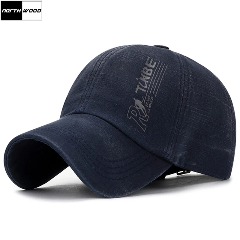 

[NORTHWOOD] Mens Brand Washed Baseball Caps Summer Spring Sun Hats Gorras Para Hombre Dad Hat Bone Masculino Trucker Cap