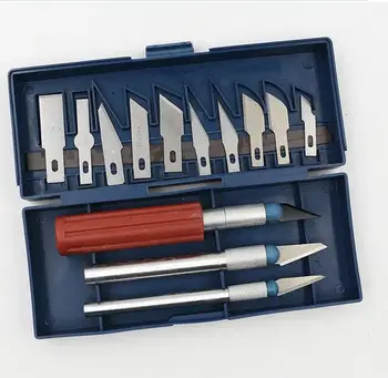 

1 set Hand Wood Carving Chisels Knife blades Crafts Carving Cutter Paper Carving Tools set with box engraving machine