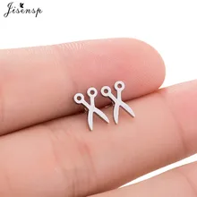 Jisensp Новая мода в форме ножниц Симпатичные серьги-гвоздики ножницы серьги ювелирные изделия для женщин подарок на день рождения oorbellen