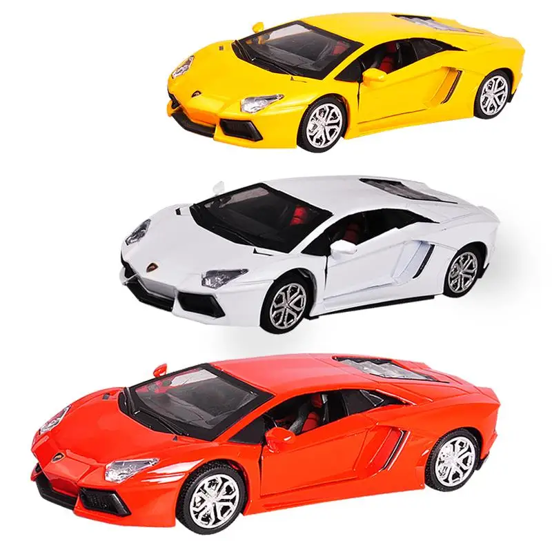 132 Alloy Diecast Luxury Sports Car Model Flash/Music/Sound Car Model