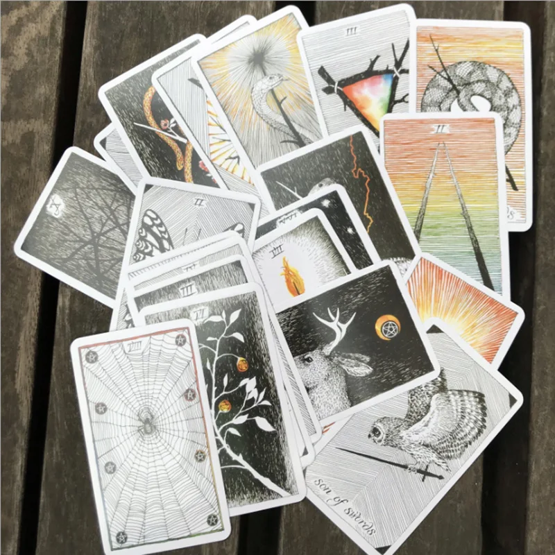 Wild Tarot Cards Divination Love Business Tarot Cards Collection Cards Divination Game Board Games Cards English Tarot