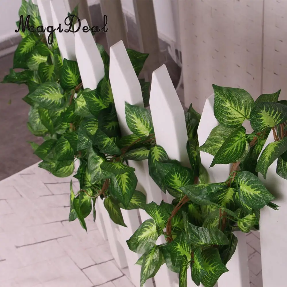 MagiDeal 5 Pcs Artificial Wall Hanging Ivy Vine Silk