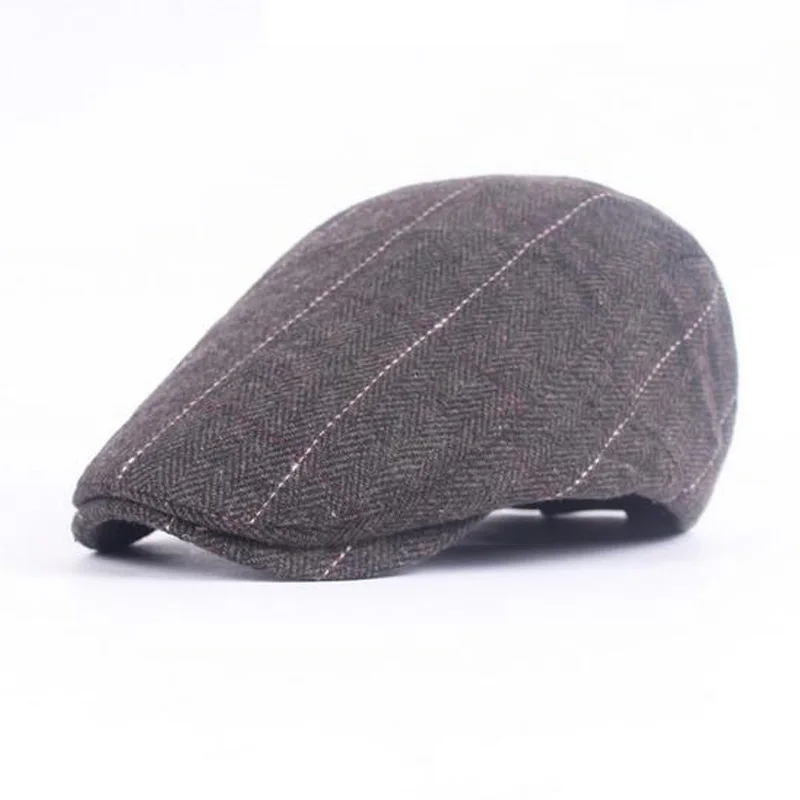 

2016 Fashion Winter Beret Mens Hat Visor For Women Outdoor Warm Men's Beret Cap Gorras Female Newsboy Hats Flat Vintage