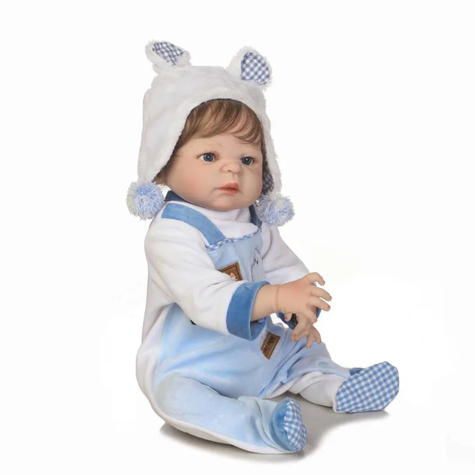 Npkdoll Reborn 23 дюймов 57 см Детские Реалистичного красотка Кукла младенец жив Boneca BABY