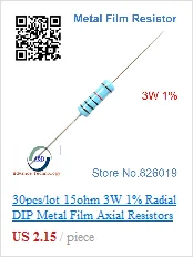 50 шт. сопротивление цемента 5 Вт 5ohm 5 15 20 75 100 150 200 220 330 1 К 10 К ом 5R 15R 20R 75R 100R 150R 200R 220R 330R 1kR 10KR 5% 5 Вт