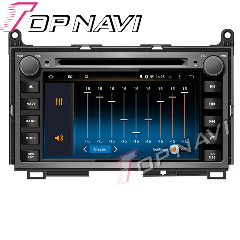 TOPNAVI 7 ''Восьмиядерный Android 8,0 Автомобильный gps навигация для dvd-плеер для Toyota Venza 2008-Авторадио DVD мультимедиа аудио плеер стерео 2 Din