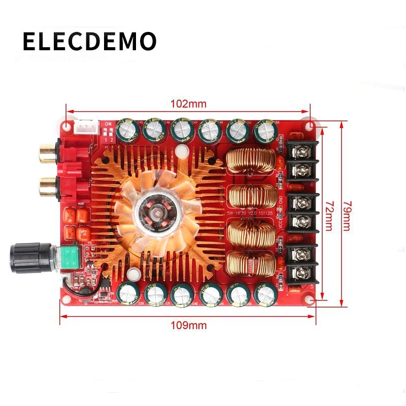 TDA7498E 2X160 Вт Двухканальный аудио усилитель плата поддержка одного канала 24 В