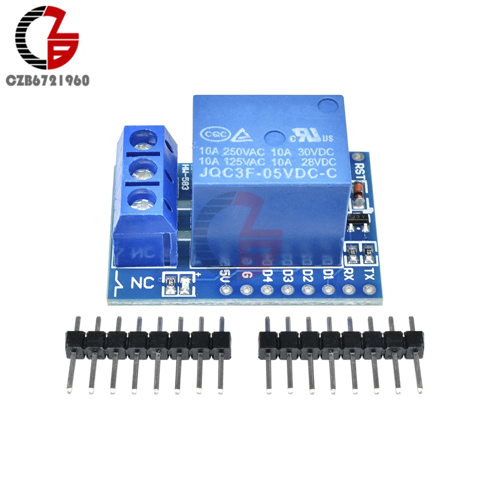 1 канал для WeMos D1 Мини Релейный Щит 5 В релейный модуль ESP8266 макетная плата Arduino|esp8266