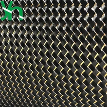 Ткань из углеродного волокна, Золотая и серебряная проволока, 3K 200gsm, ширина 1 м, модификация скейтборда/доски для серфинга, 0,25 мм толщина полотняная ткань