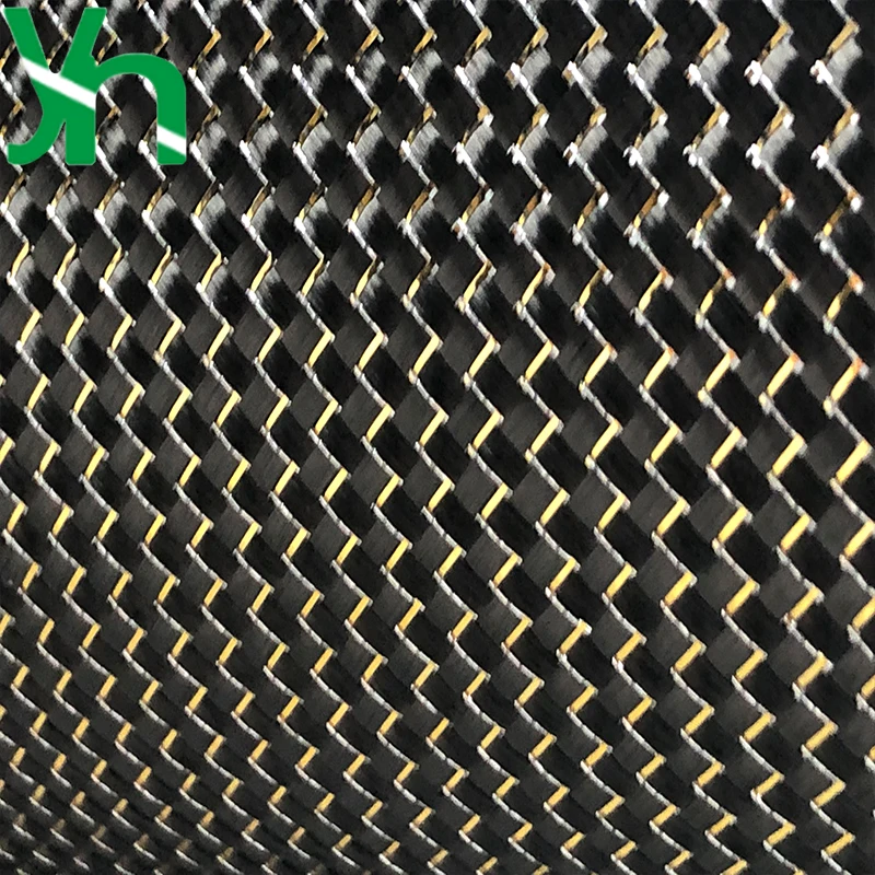 

Carbon fibre cloth, gold and silver wire, 3K 200gsm, width 1m, skateboard/surfboard modification, 0.25mm thickness plain cloth