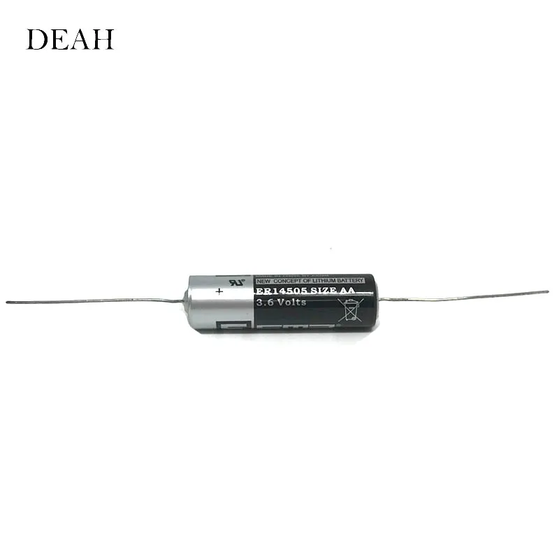 

1pcs 3.6V ER14505 14505 2400mah AA industrial lithium battery LR6 R6P for PLC control Li-ion batteries with pins