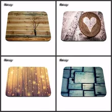 Melhores Vendas Mouse Pad Personalizado Engraçado Madeiras Cenário Notebook Computador Retângulo De Borracha Anti-slip Mouse Pad Como Um Presente