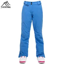 SAENSHING лыжные штаны для женщин, уличные теплые водонепроницаемые ветрозащитные брюки для сноубординга, дышащие лыжные брюки на подтяжках XS-L