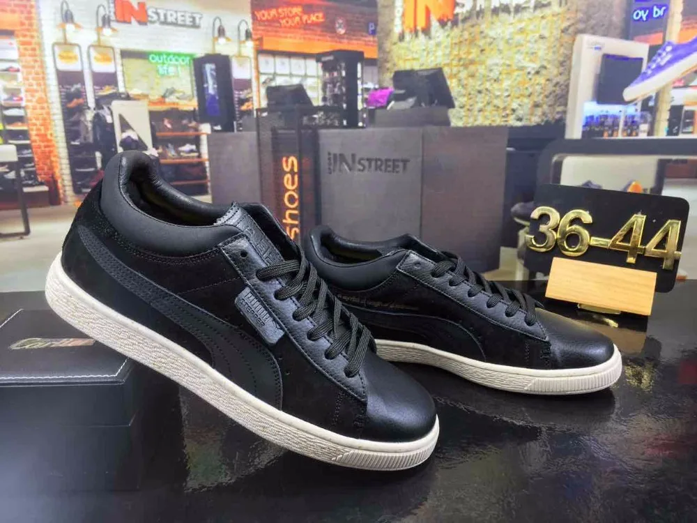 

2018 Original PUMA Suede Classic Men's Sneakers Classic Basket Leather Suede Tone Simple Badminton Shoes Size40-44