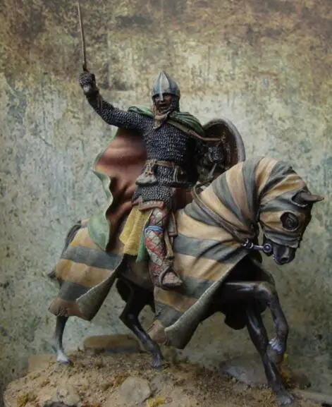 

54mm Resin Kits Cavalryman With Horse Style II (no base) 1 Set
