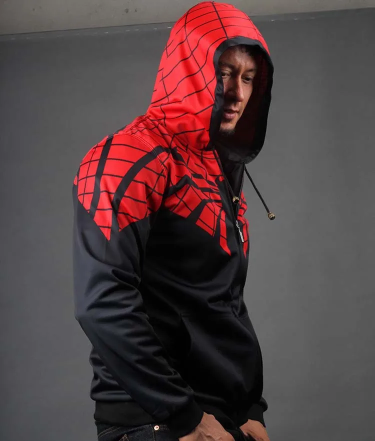 Ultimate Spider-Man Hooded Jacket Red