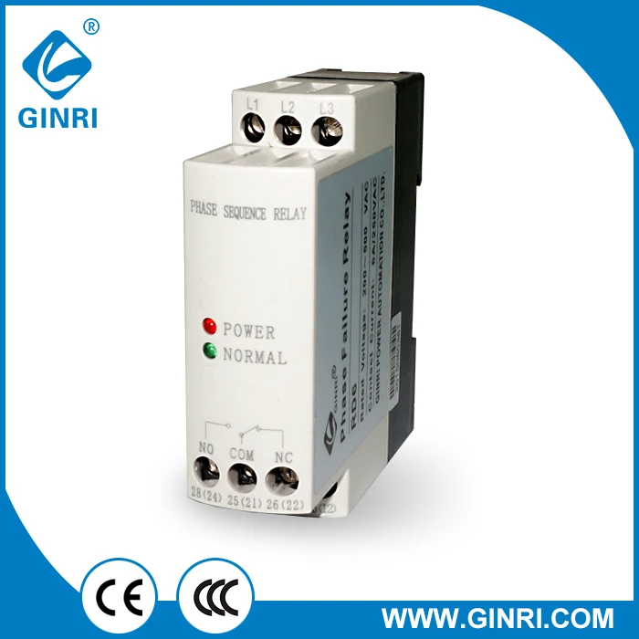 

JVRD6 Phase Sequence and Phase Loss Relay