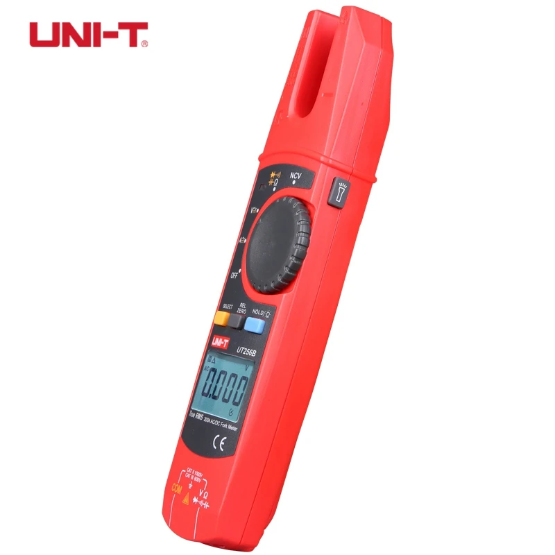 UNI T UT256B 200A True RMS Вилка Метров Цифровые токоизмерительные клещи мультиметр