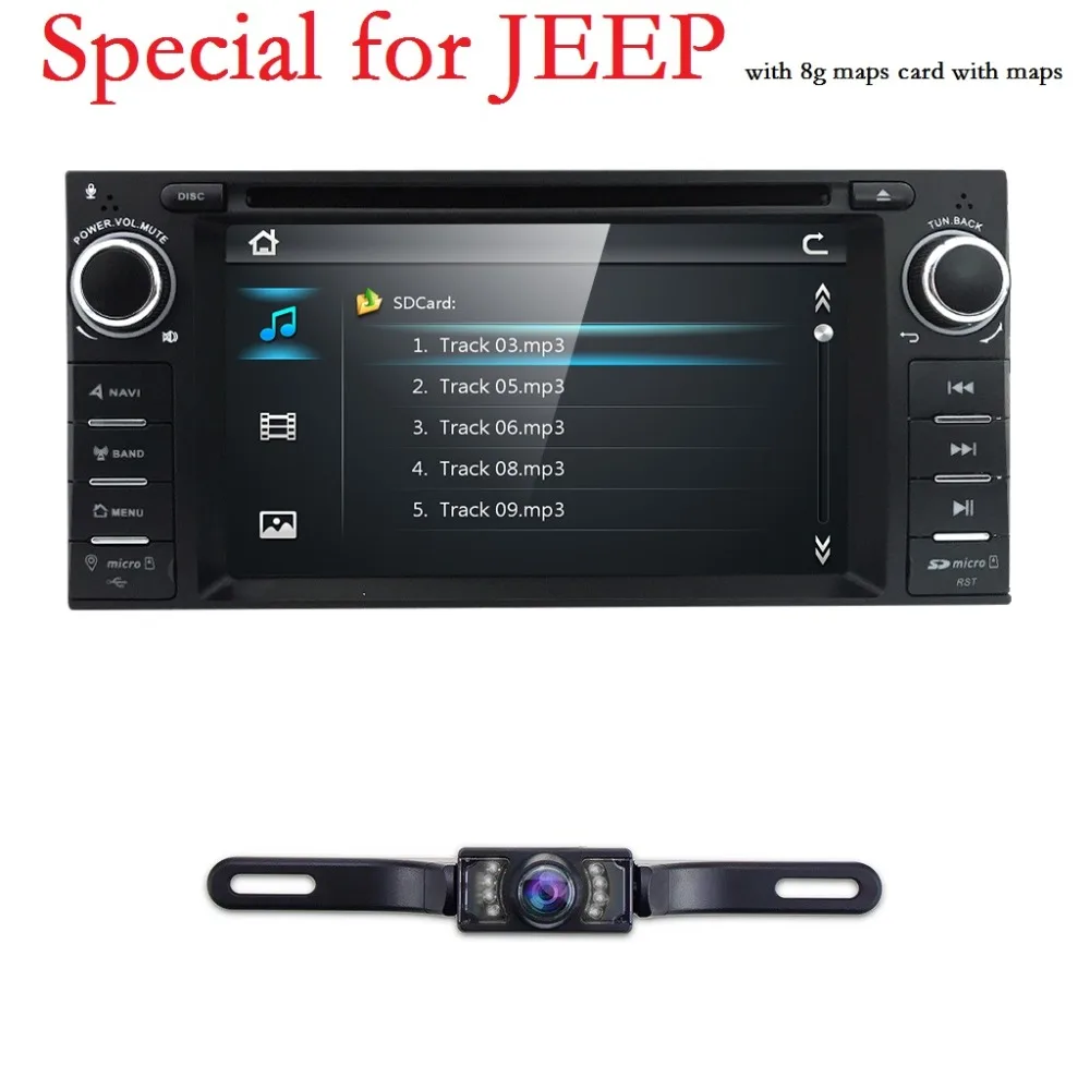 Top 2 Din Car DVD Player Radio For Chrysler 300 c jeep Compass/Dodge/RAM/Grand Cherokee Wrangler 2006-2015 GPS Navi Audio Head Unit 1