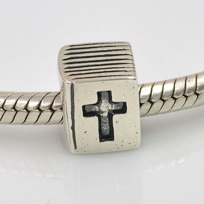 HOT SALE Fits Pandora Charms Bracelet Bible Book Charm with Cross 925